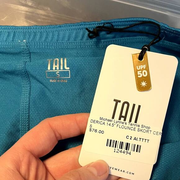 NWT Turquoise Tail Flounce Skort - Picture 6 of 7
